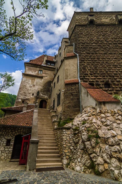 Bran Romania Травня 2019 Середньовічний Замок Графа Влада Дракули Брані — стокове фото