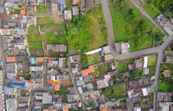 Vista de ángulo alto de Banos, Ecuador — Foto de Stock