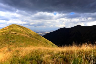 Quito Ekvador şehrinin güzel manzaraları