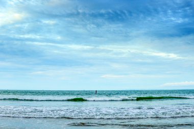 Güney Ekvador 'daki Pasifik Plajı