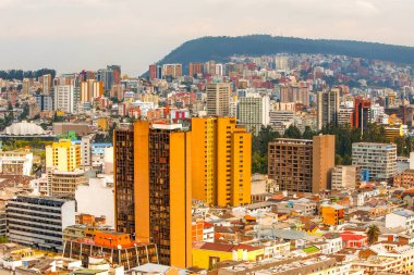 Quito Ekvador Modern Binaları Şehrin Kuzey Bölgesi