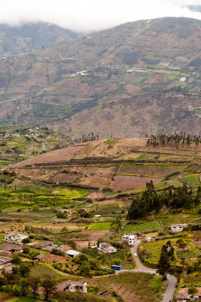 Enorme Hermosa Grieta Ecuador Montañas Andinas Cerca Ciudad Banos —  Fotos de Stock