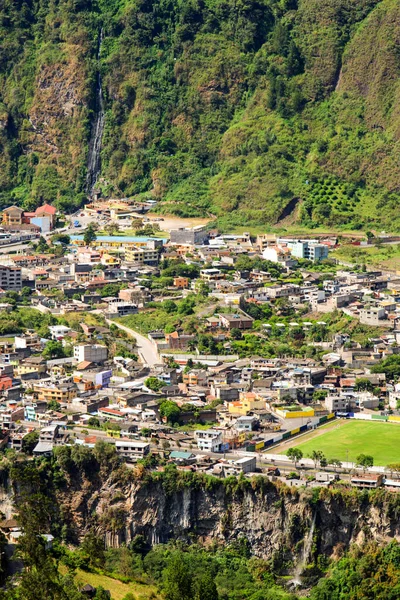 Banos Agua Santa Canton Ecuador Located Tungurahua Province Also Place — Stock Photo, Image