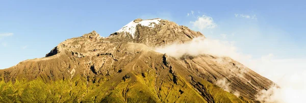 Tungurahua Volkanı Panoraması Güney Amerika Daki Aktif Volkanlardan Biridir — Stok fotoğraf