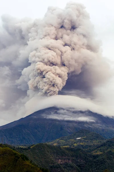 Tungurahua Vulkán Kitörése 2011 Május Ecuador Dél Amerika — Stock Fotó