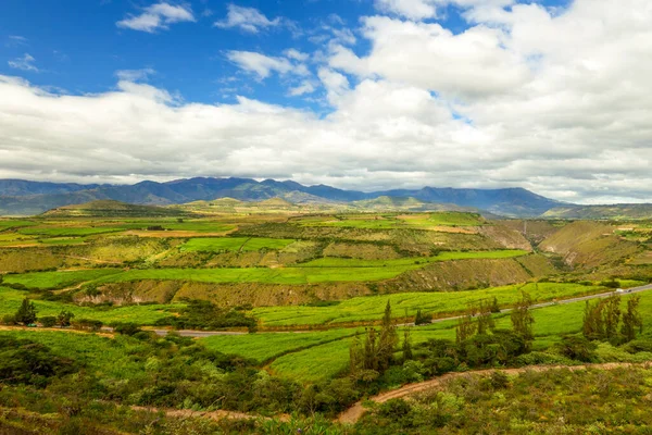 Lanskap Ekuador Utara Negeri Provinsi Carchi Jalan Tol Pan Amerika — Stok Foto