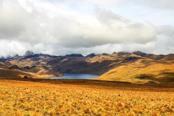 Ozogoche Laguna Nemzeti Parkban Sangay Ecuadorban Szuper Híres Hely Mert — Stock Fotó