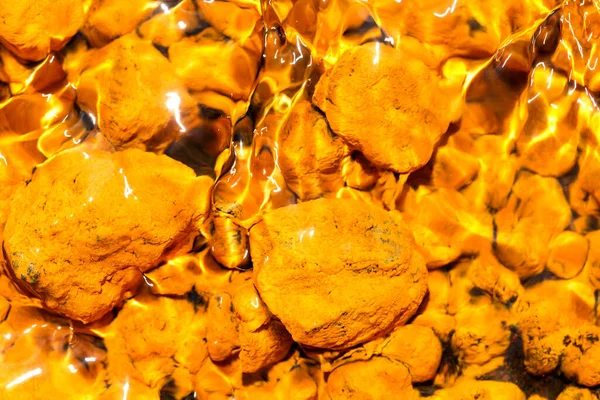 Yellow Iron Oxide Sediments Rocks Tungurahua Volcano Ecuador South America — Stock Photo, Image