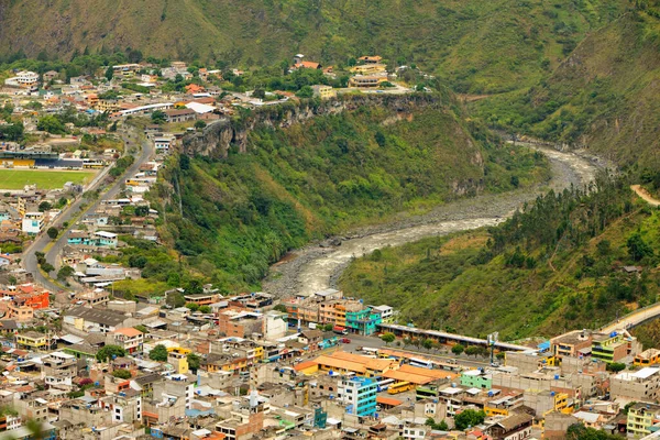 Banos Kanton Kanton Ecuador Ligger Volurahua Provinsen Det Också Plats — Stockfoto