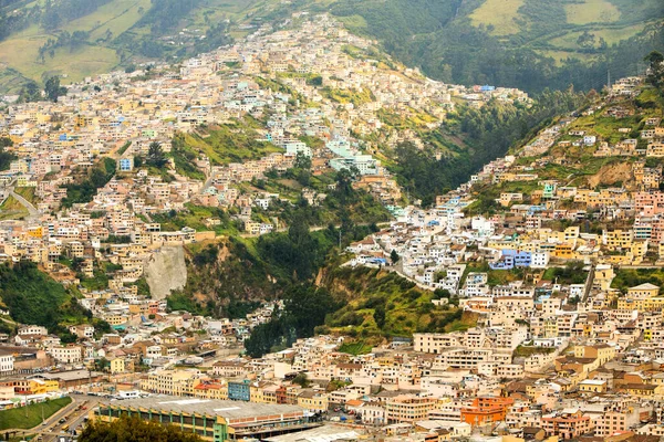 Blygsam Stadsdel Östra Sidan Quito Capital Ecuador — Stockfoto