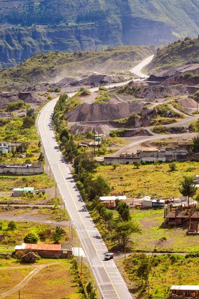 Nueva Construcción Carreteras Sur Ecuador — Foto de Stock