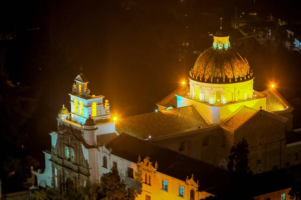 Guapulo Helgedom Som Har Varit Plats För Pilgrimsfärd Från Quito — Stockfoto