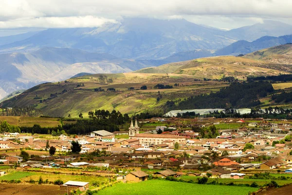 Πόλη Άγγελος Που Βρίσκεται Στο Βόρειο Τμήμα Του Εκουαδόρ Στην — Φωτογραφία Αρχείου