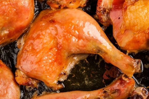 Crispy Chicken Drumstick Prepared In The Oven Studio Shot