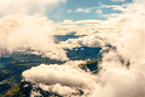 Θέα Από Την Κορυφή Του Ηφαιστείου Tungurahua Στο Εκουαδόρ Περίπου — Φωτογραφία Αρχείου