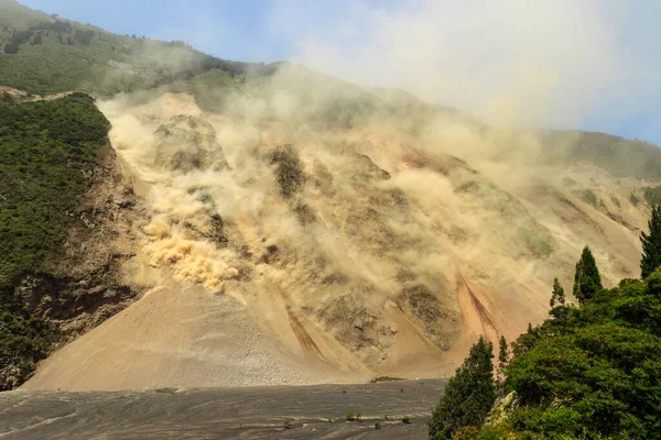 Tungurahua Eyaleti 'nde, Ekvador And Dağları Deprem Etkisi Doğal Afet Toprakları
