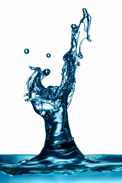 Formas Água Fundo Branco — Fotografia de Stock