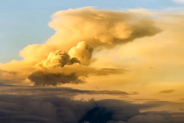 Вулканічне Виверження Вид Відстань — стокове фото