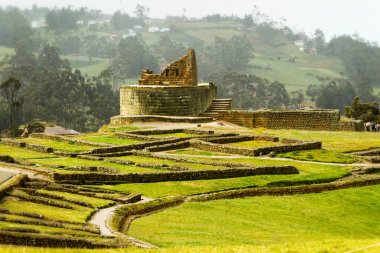 ingapirca ruins the most important inca civilization constructions in modern ecuador clipart