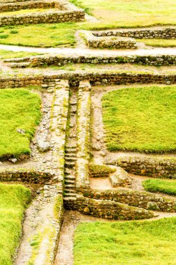 Inca Silo İnşaat Harabeleri Ingapirca Modern Ekvador 'da