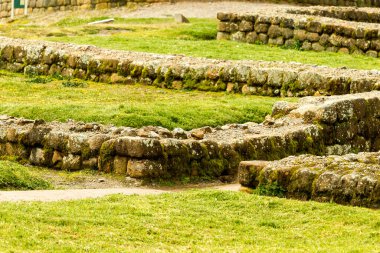 Inca Silo İnşaat Harabeleri Ingapirca Modern Ekvador 'da