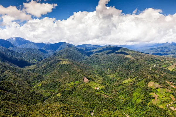 Helicóptero Alta Altitude Disparado Sobre Llanganates National Park Tungurahua Province — Fotografia de Stock