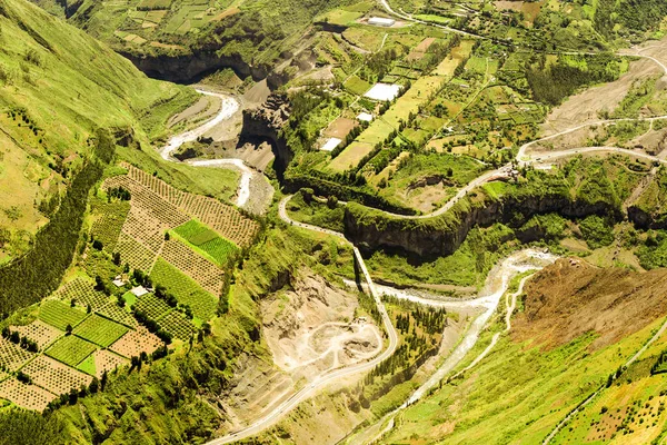 Podul San Francisco Din Banos Agua Santa Ecuador Locul Celebru fotografii de stoc fără drepturi de autor