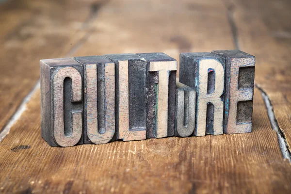 Culture word wood — Stock Photo, Image