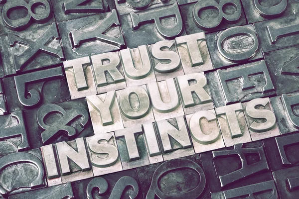 Faire confiance à votre instinct rencontré — Photo