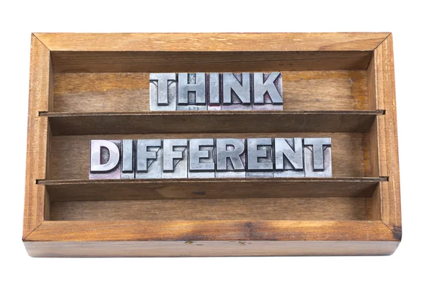 Pensar bandeja diferente — Fotografia de Stock