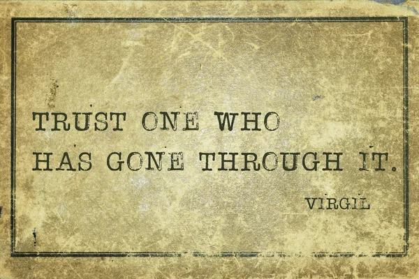 Trust one Virgil — Stock Photo, Image