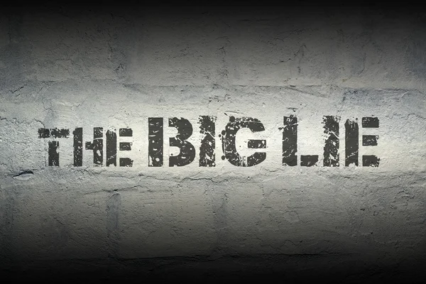 The big lie gr — Stock Photo, Image