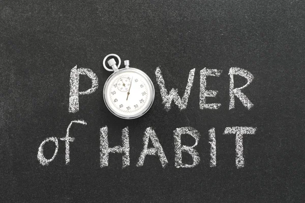 Power of habit watch — Stock Photo, Image