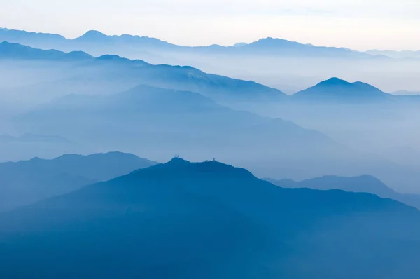 Mountain ridges by morning — Stock Photo, Image