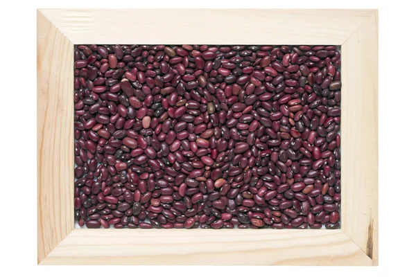 Framed red kidney beans — Stock Photo, Image