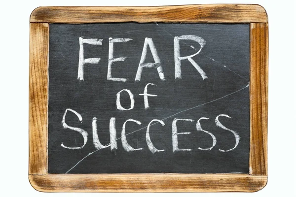Strach przed sukcesem fr — Zdjęcie stockowe