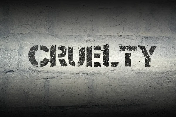 Cruelty word gr — Stock Photo, Image