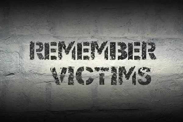 Remember victims GR — Stock Photo, Image