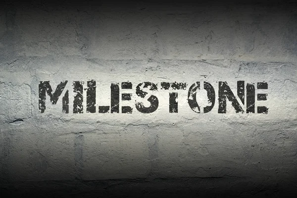 Milestone WORD GR — Stock Photo, Image