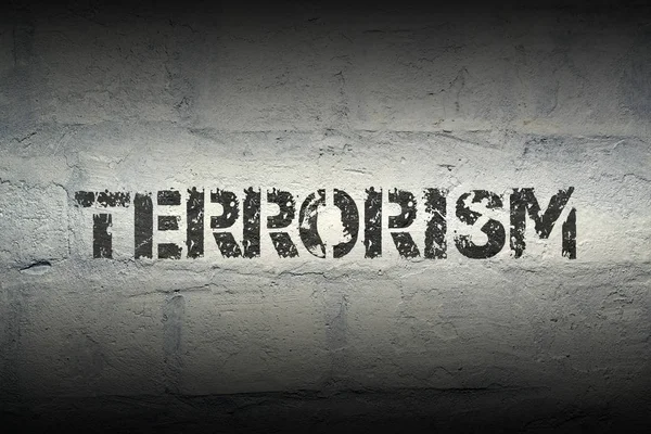 Parola terrorismo gr — Foto Stock