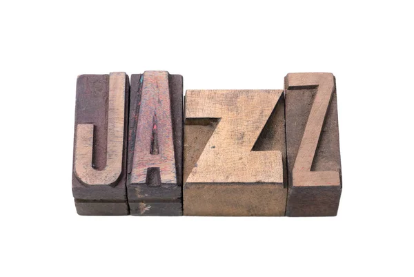 Palabra de jazz isol — Foto de Stock