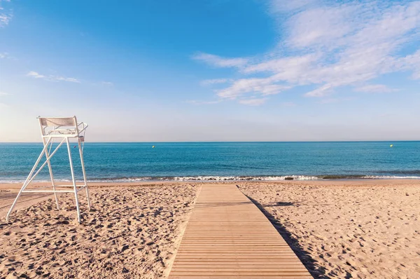 Empty beach in Spain — Stock Photo, Image