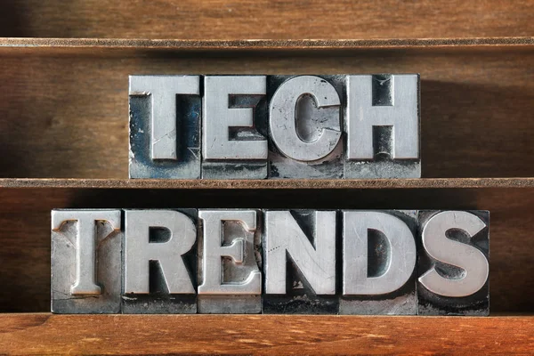 Tech trends tray — Stock Photo, Image