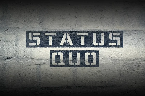 Status quo gr — Stockfoto