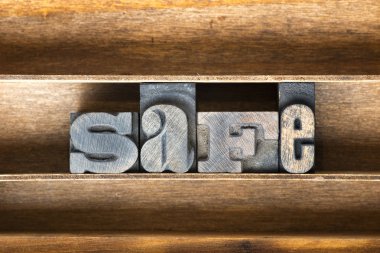 güvenli ahşap tepsi