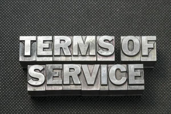 Terms of service bm — Stock Photo, Image