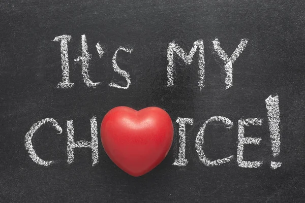 My choice heart — Stock Photo, Image