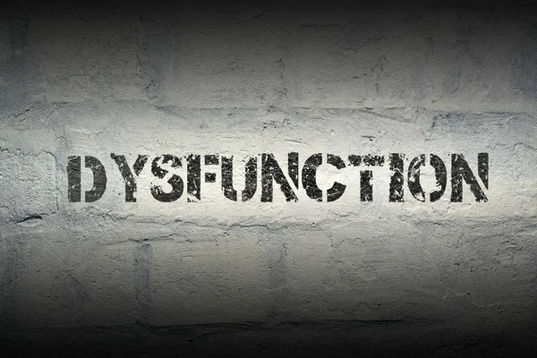 Dysfunction WORD GR — Stock Photo, Image