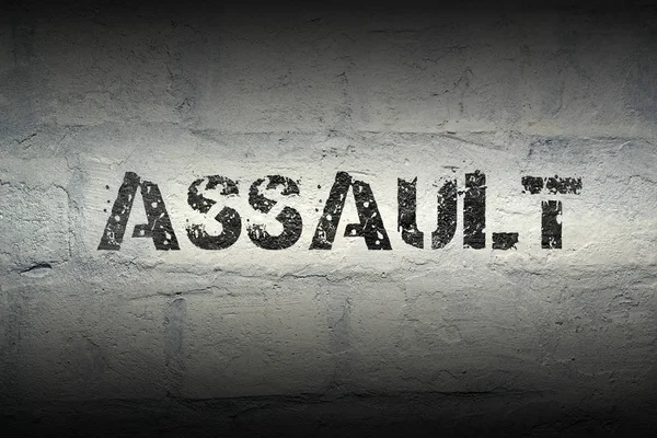Assault word gr — Stock Photo, Image