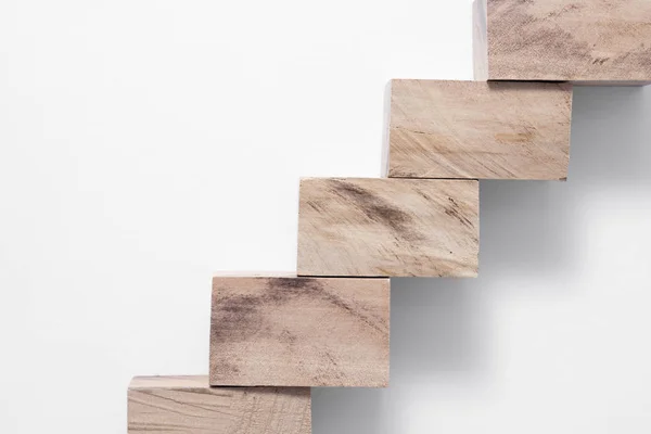 Escalera de tablones de madera —  Fotos de Stock